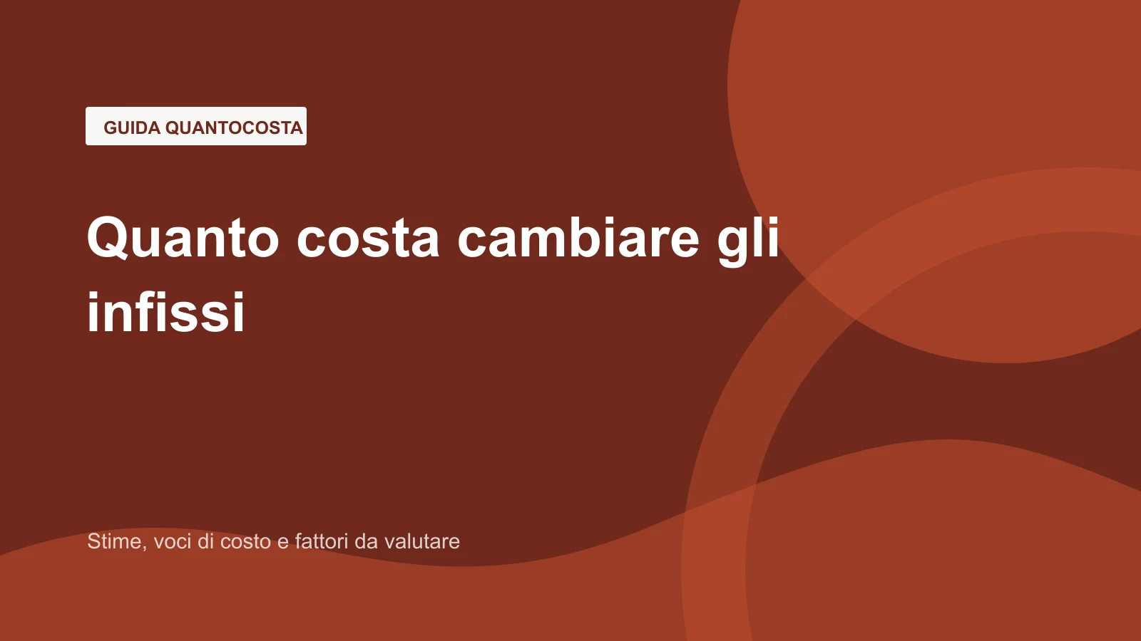 Immagine editoriale per quanto costa cambiare gli infissi?
