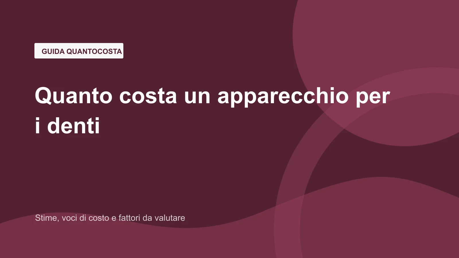Immagine editoriale per quanto costa un apparecchio per i denti?